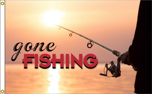 Gone Fishing - 3x5'