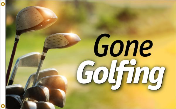 Gone Golfing - 3x5'
