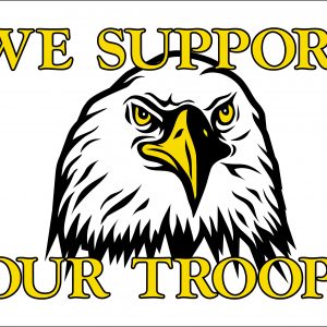 Support Our Troops - 3x5'