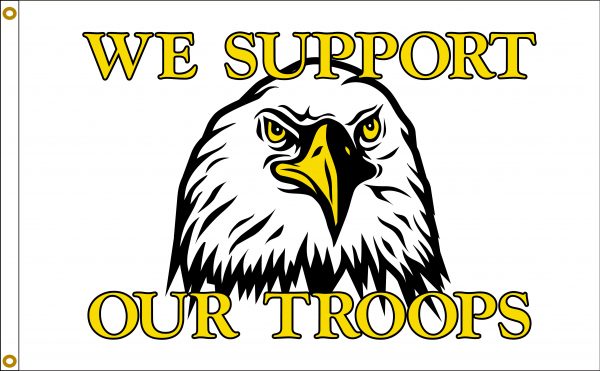 Support Our Troops - 3x5'