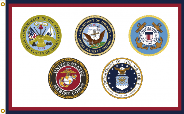 U.S. Armed Forces - 2x3'