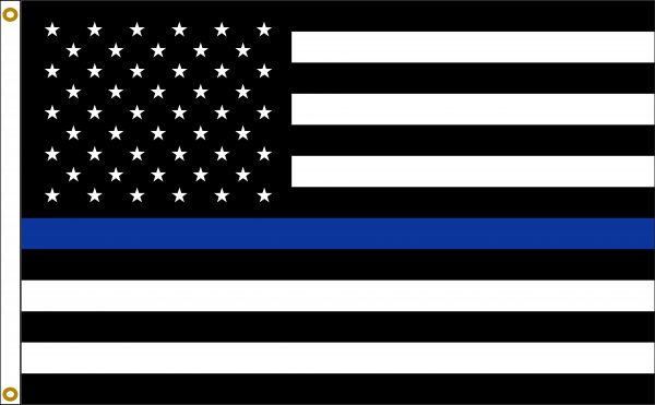 Thin Blue Line U.S. - 3x5'