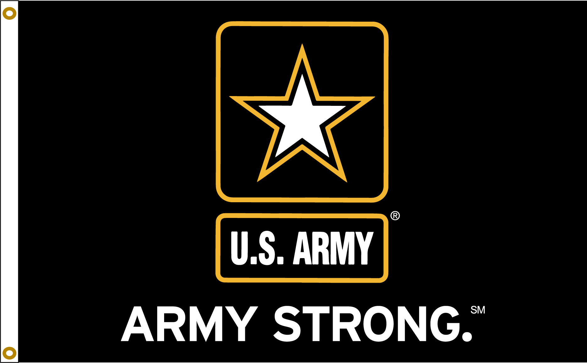 U.S. Army Strong - 3x5' - Brandy Wine Flags