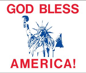 God Bless America - 3x5'