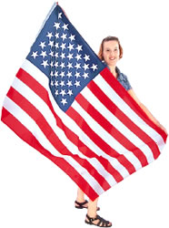 womanholdflag